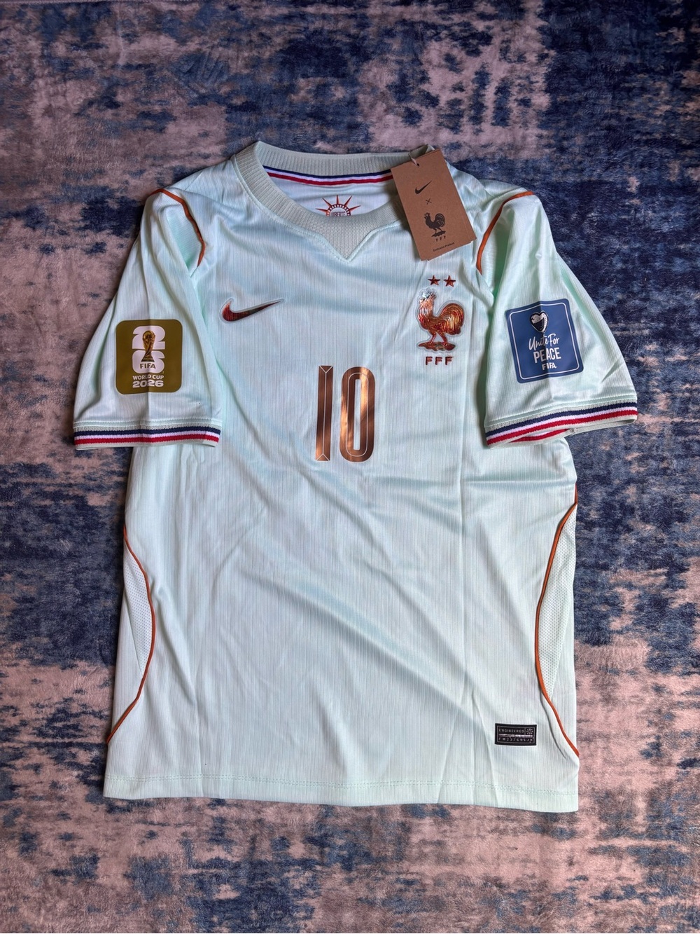 Nike France Kylian Mbappe #10 Away Jersey - 2026 World Cup Edition FIFA